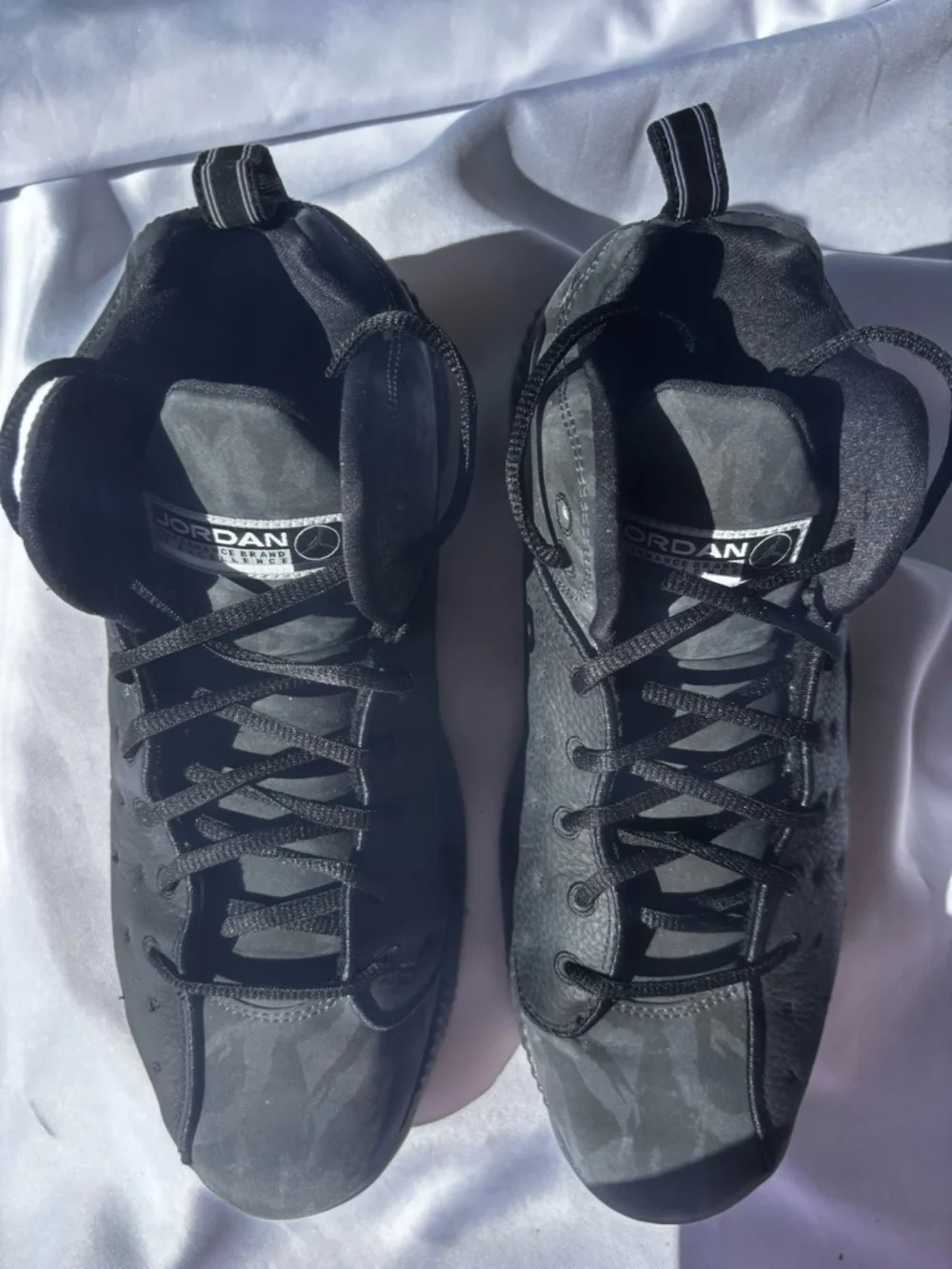 Nike Air Jordan Jumpman Team II Black Camo Anthracite Men’s Size 9 819175-005 - Picture 4 of 7